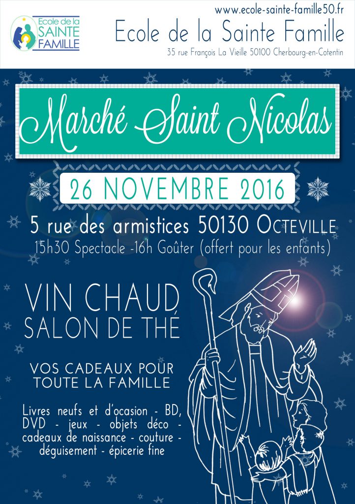 affiche marché saint nicolas